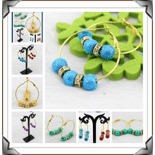 Fashion DIY Basketball Wives Earrings Colorful Hoop Earrings BWE28